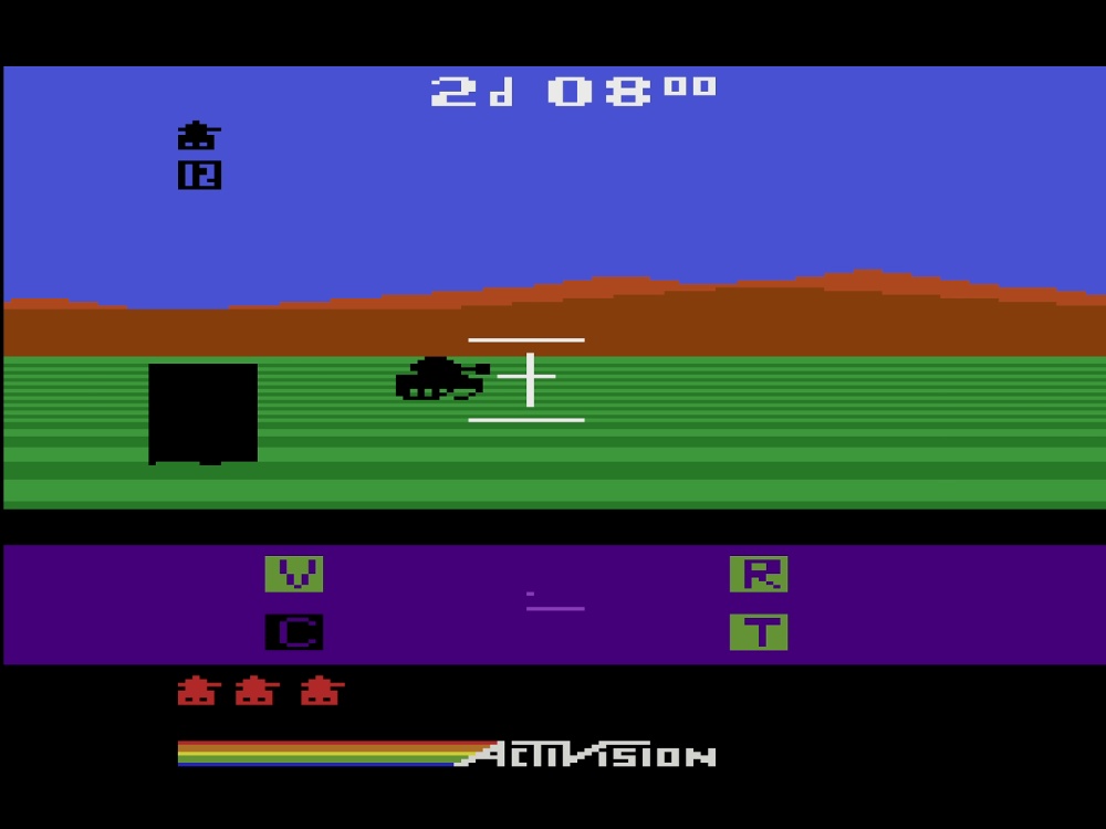 Gameplay of Robot Tank for Atari 2600